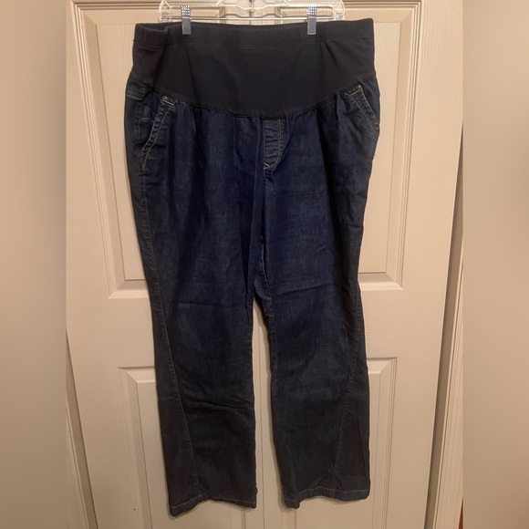 Old Navy Denim - Old Navy Women's Dark Blue Maternity Jeans
